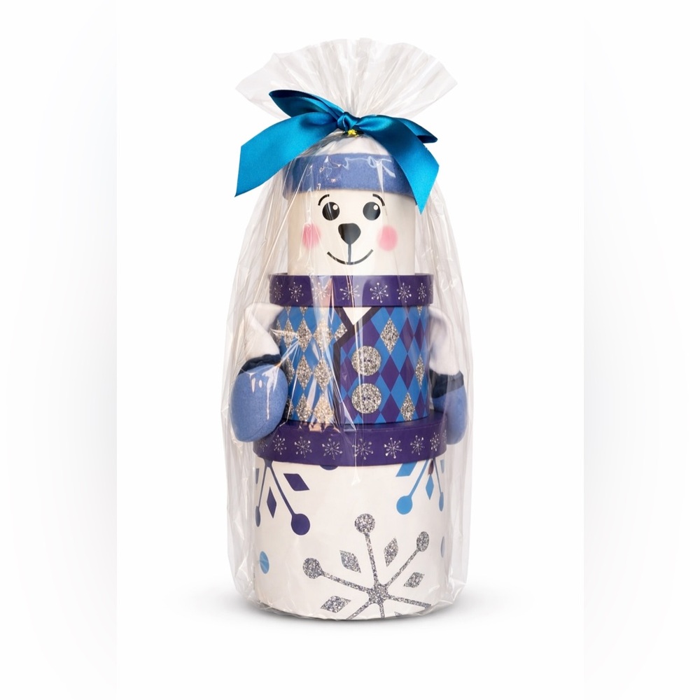 Blue Polar Bear Gift Box
